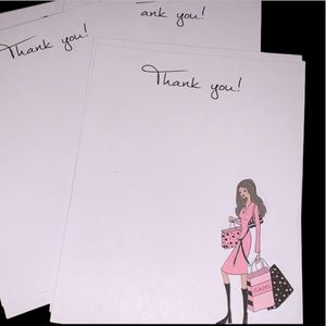Shopping Diva Handmade note cards my illustration